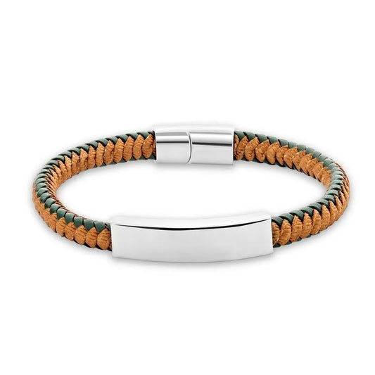 Naori leather bracelet for men - Wedding Rings |  Abuja | Lagos | Nigeria