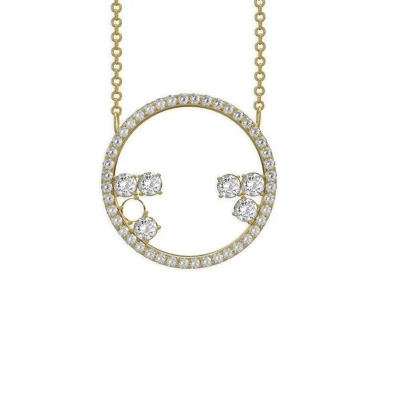 Chiara 9kt gold pendant and chain - Wedding Rings |  Abuja | Lagos | Nigeria