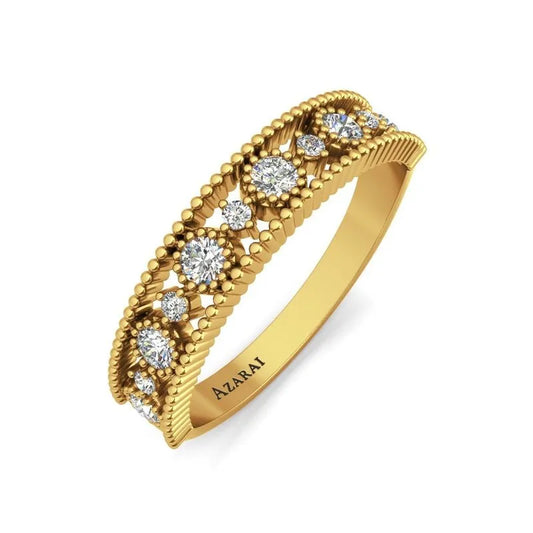 Isolde 9kt gold wedding band - Wedding Rings |  Abuja | Lagos | Nigeria