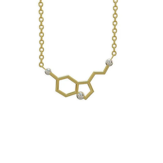 Atom 9kt gold pendant and chain - Wedding Rings |  Abuja | Lagos | Nigeria