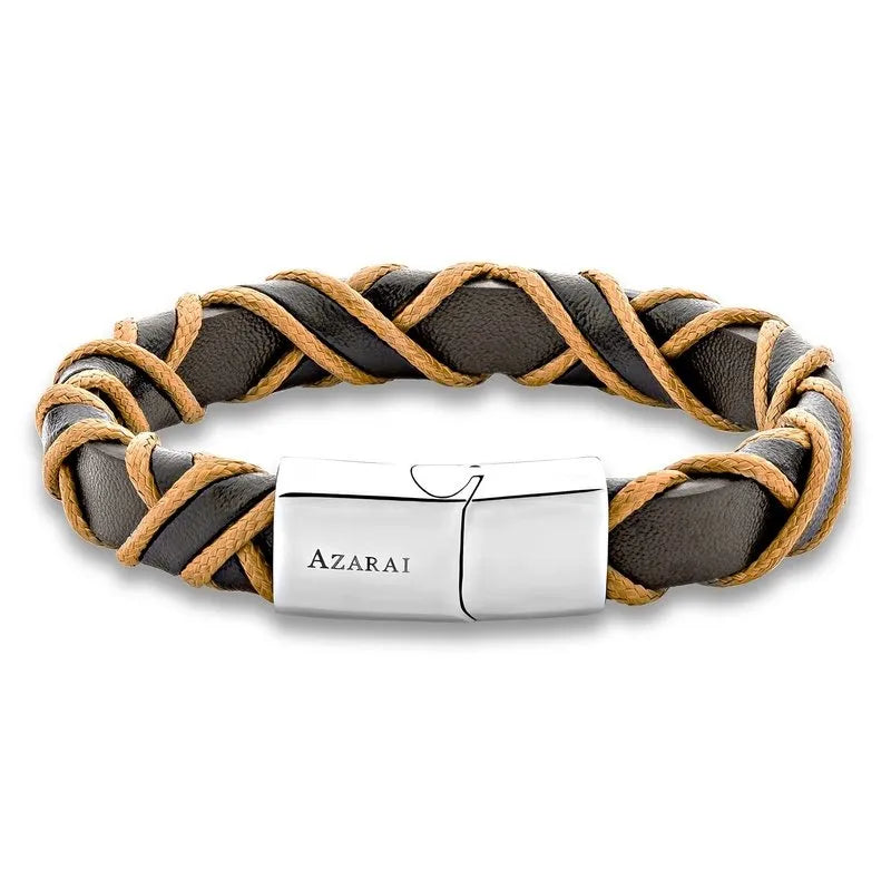 Takuro leather bracelet for men - Wedding Rings |  Abuja | Lagos | Nigeria