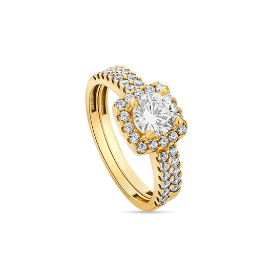 Yara 9kt gold bridal set - Wedding Rings |  Abuja | Lagos | Nigeria