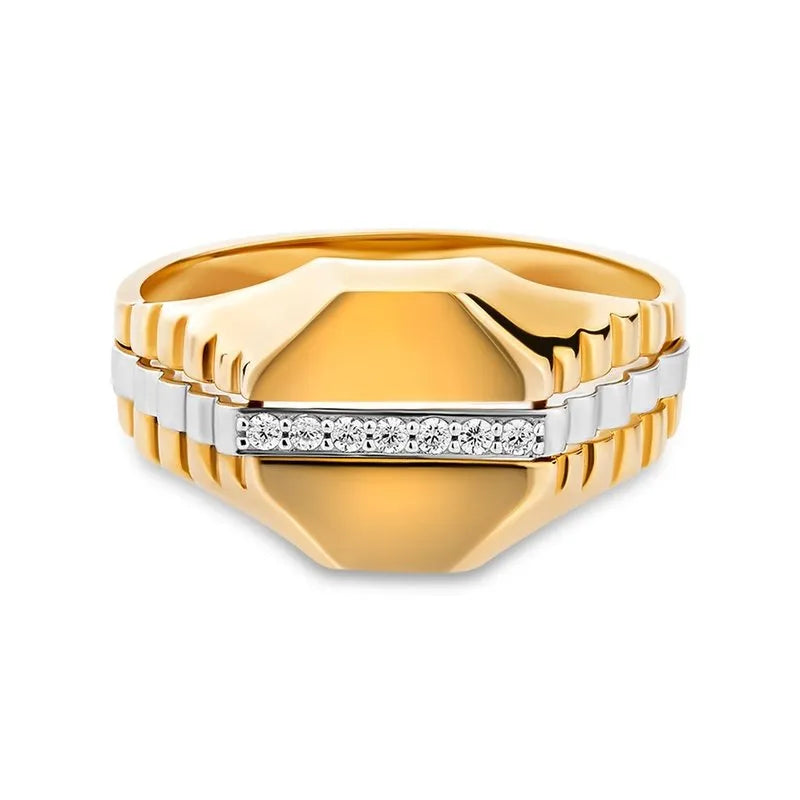 Lancelot 9kt gold men's signet ring - Wedding Rings |  Abuja | Lagos | Nigeria