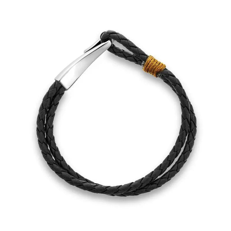 Arak leather bracelet for men - Wedding Rings |  Abuja | Lagos | Nigeria