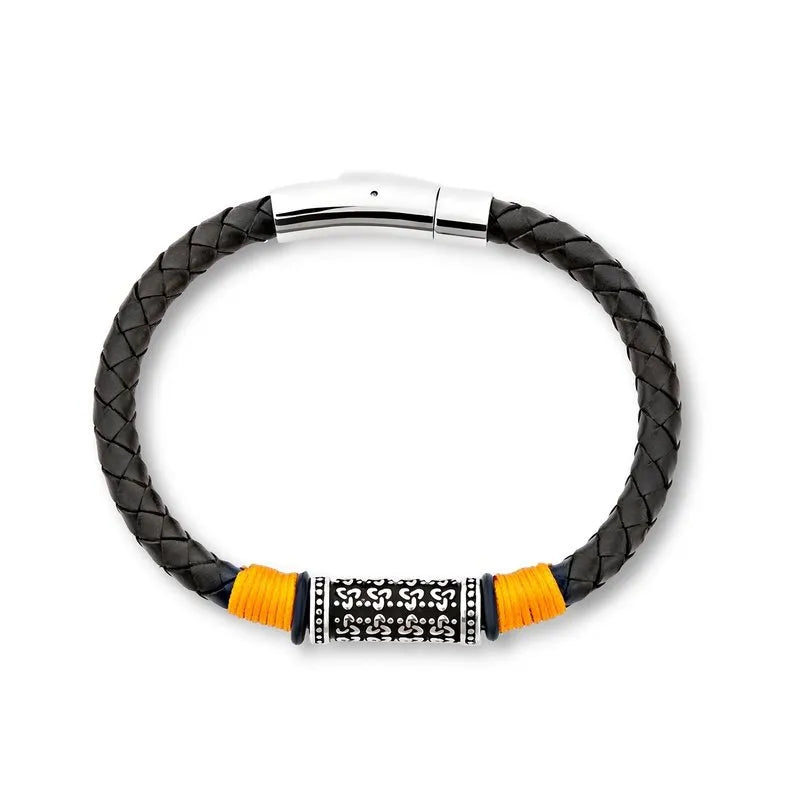 Maja leather bracelet for men - Wedding Rings |  Abuja | Lagos | Nigeria