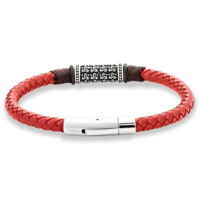 Maja leather bracelet for men - Wedding Rings |  Abuja | Lagos | Nigeria