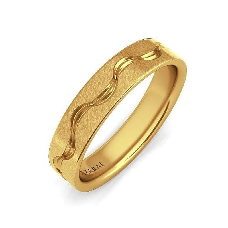 Hudson 18kt gold wedding band - Wedding Rings |  Abuja | Lagos | Nigeria