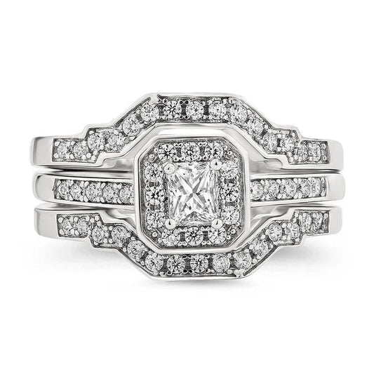 Anastasia sterling silver bridal set - Wedding Rings |  Abuja | Lagos | Nigeria