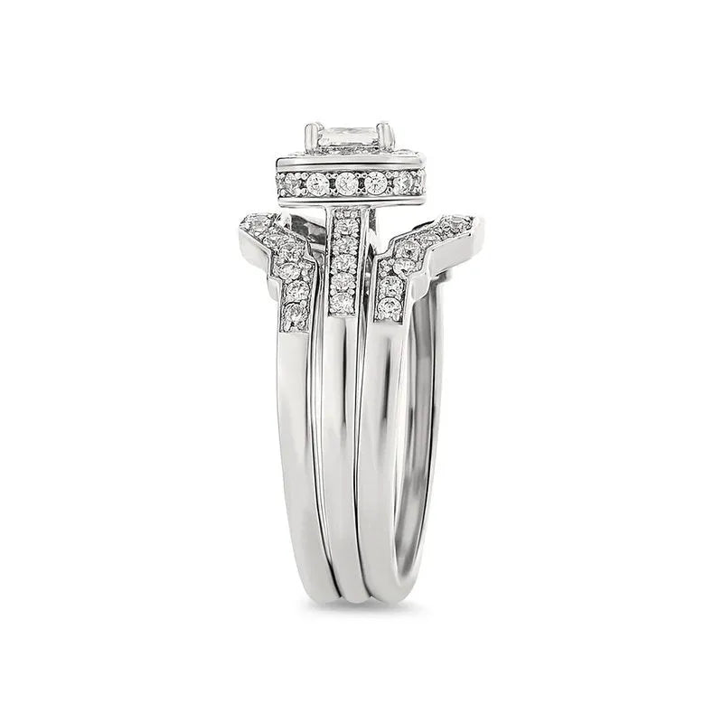 Anastasia sterling silver bridal set - Wedding Rings |  Abuja | Lagos | Nigeria