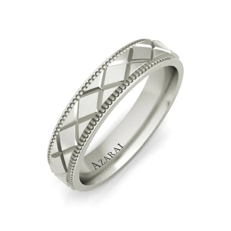 Baxter sterling silver wedding band - Wedding Rings |  Abuja | Lagos | Nigeria