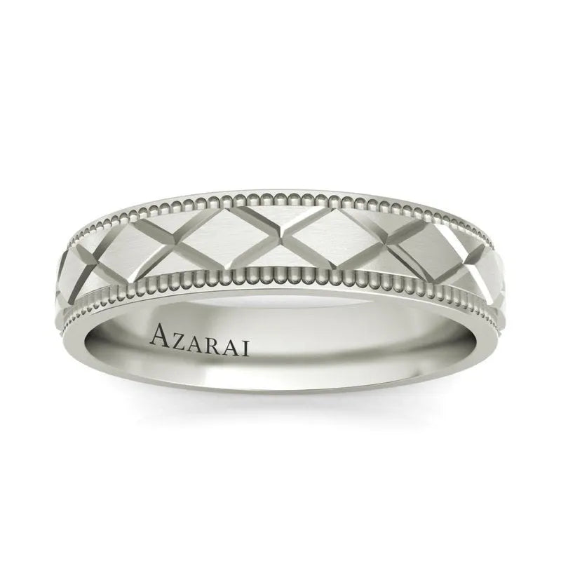 Baxter sterling silver wedding band - Wedding Rings |  Abuja | Lagos | Nigeria