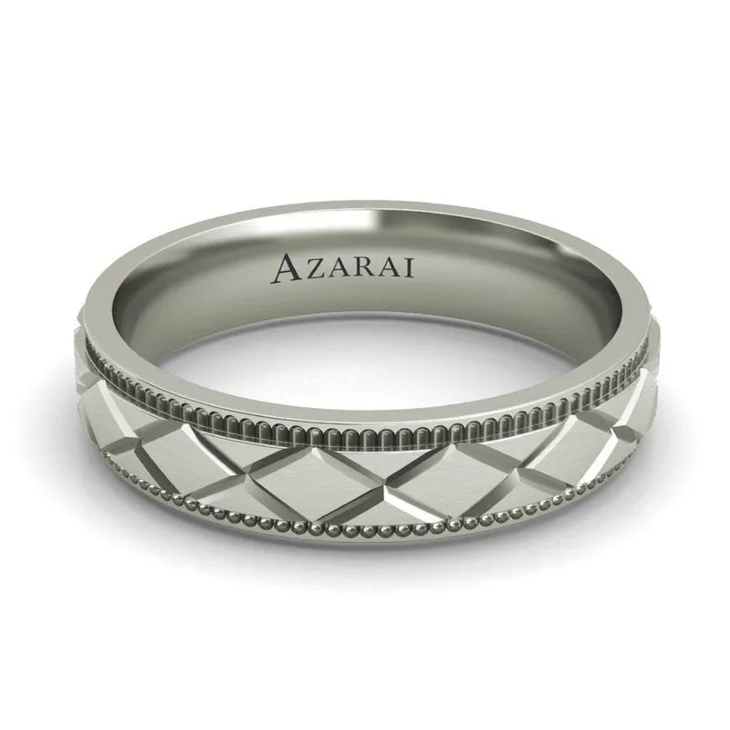 Baxter sterling silver wedding band - Wedding Rings |  Abuja | Lagos | Nigeria