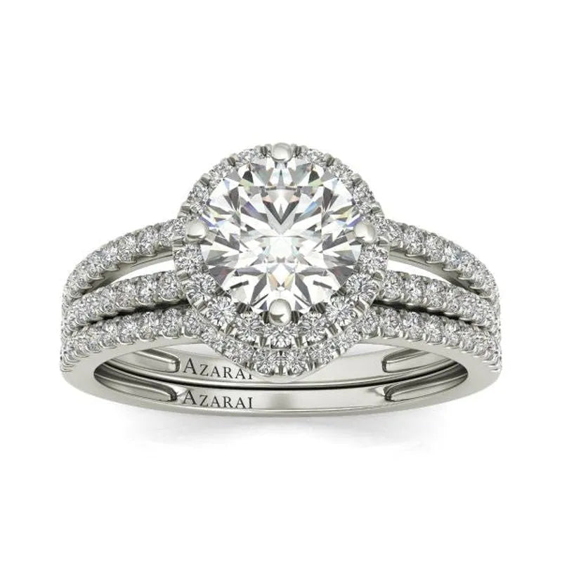 Bella sterling silver bridal set - Wedding Rings |  Abuja | Lagos | Nigeria