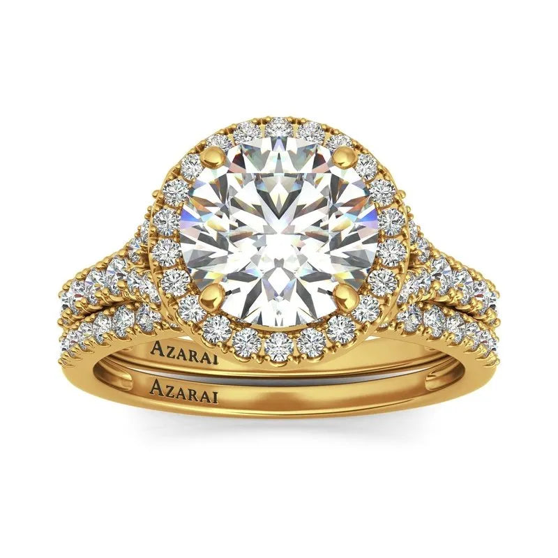 Carrie 14kt gold bridal set - Wedding Rings |  Abuja | Lagos | Nigeria