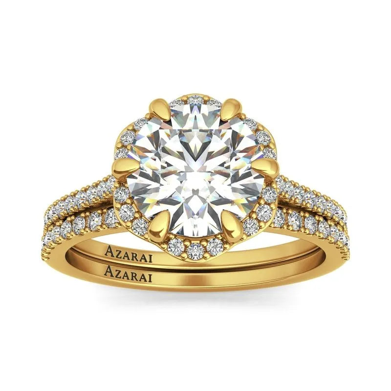 Daphne 9kt gold bridal set - Wedding Rings |  Abuja | Lagos | Nigeria