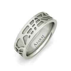 Enigma titanium wedding band ON CLEARANCE