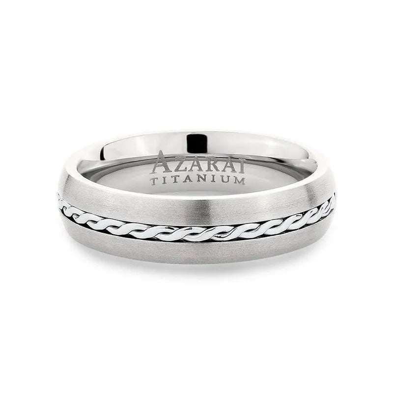 Sigma titanium wedding band