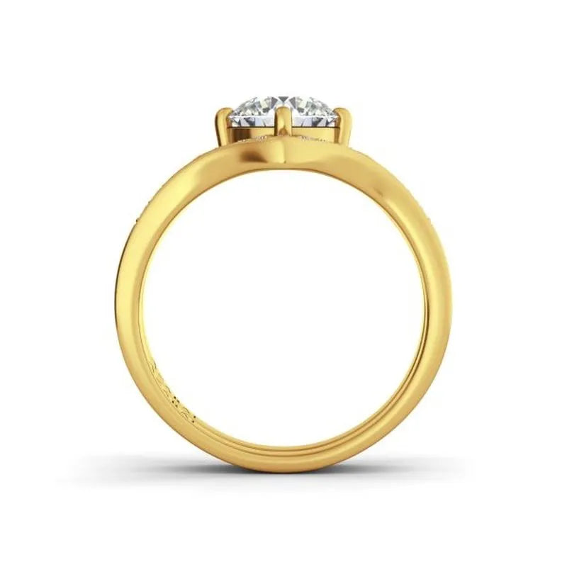 Flabella 9kt gold bridal set - Wedding Rings |  Abuja | Lagos | Nigeria