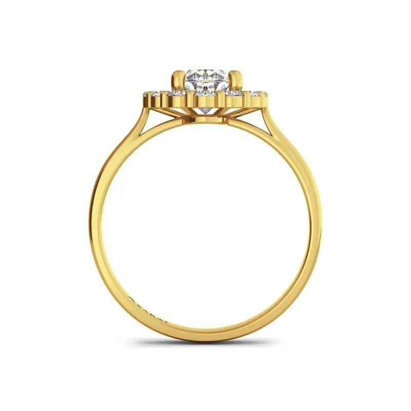 Francine 9kt gold engagement ring - Wedding Rings |  Abuja | Lagos | Nigeria