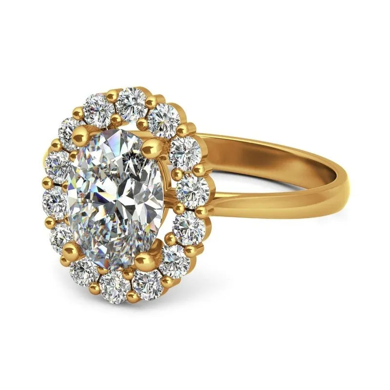 Francine 9kt gold engagement ring - Wedding Rings |  Abuja | Lagos | Nigeria