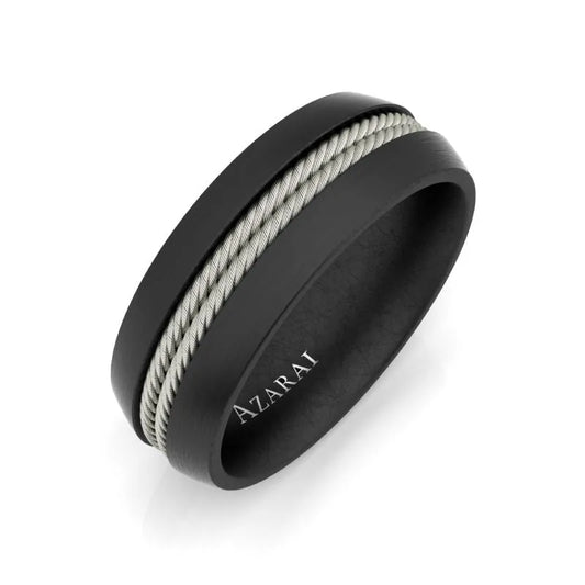 Gotham carbon fibre wedding band - Wedding Rings |  Abuja | Lagos | Nigeria