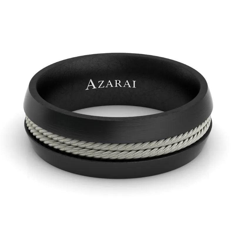 Gotham carbon fibre wedding band - Wedding Rings |  Abuja | Lagos | Nigeria