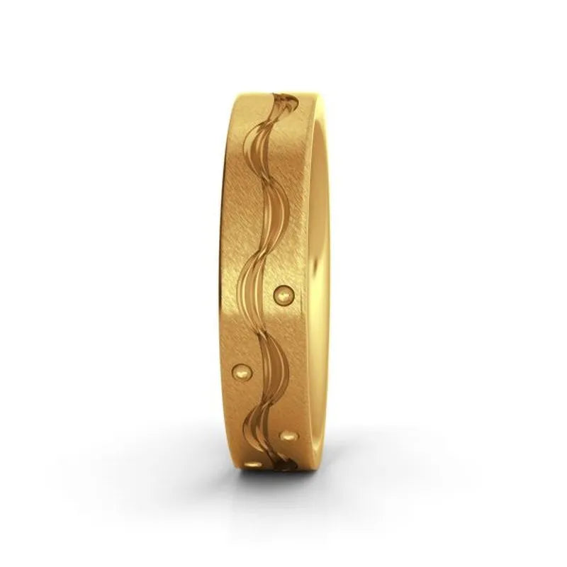 Hudson 18kt gold wedding band - Wedding Rings |  Abuja | Lagos | Nigeria