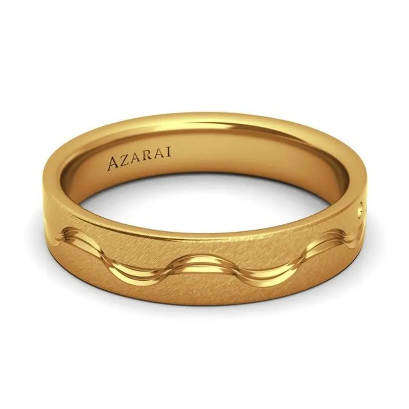 Hudson 18kt gold wedding band - Wedding Rings |  Abuja | Lagos | Nigeria