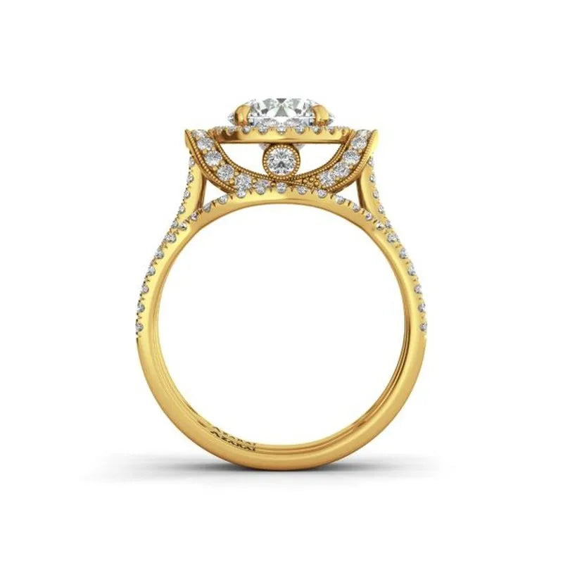 Jacqueline 9kt gold bridal set - Wedding Rings |  Abuja | Lagos | Nigeria