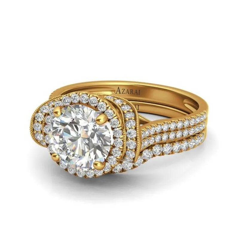 Jacqueline 9kt gold bridal set - Wedding Rings |  Abuja | Lagos | Nigeria