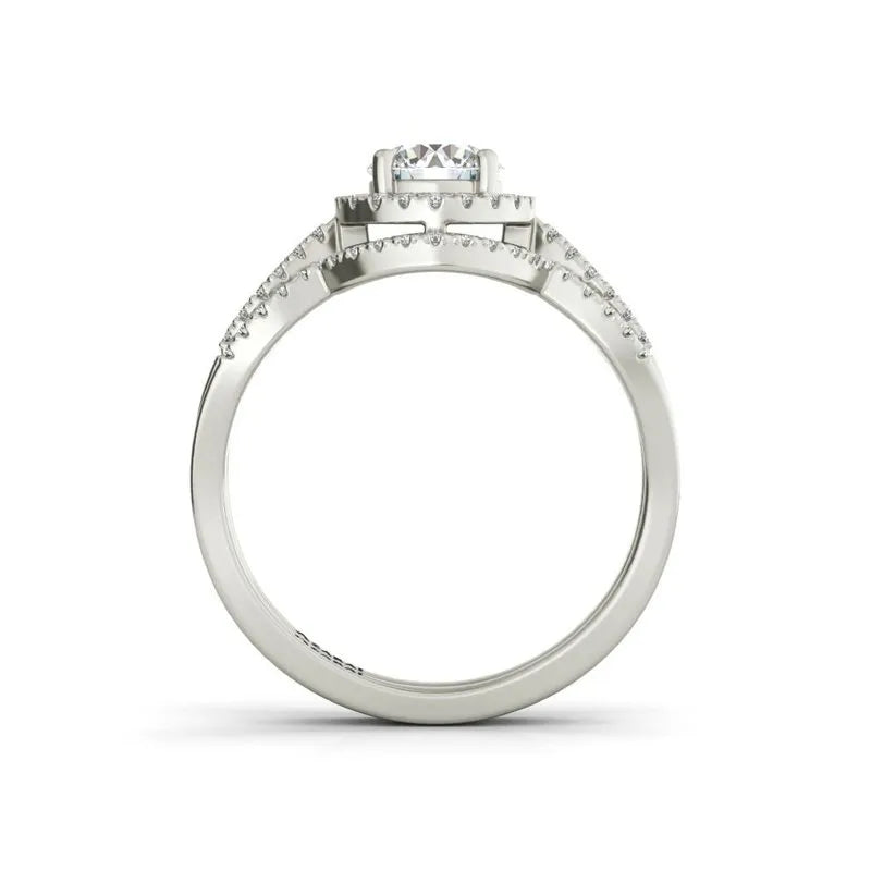 Lianne sterling silver bridal set - Wedding Rings |  Abuja | Lagos | Nigeria