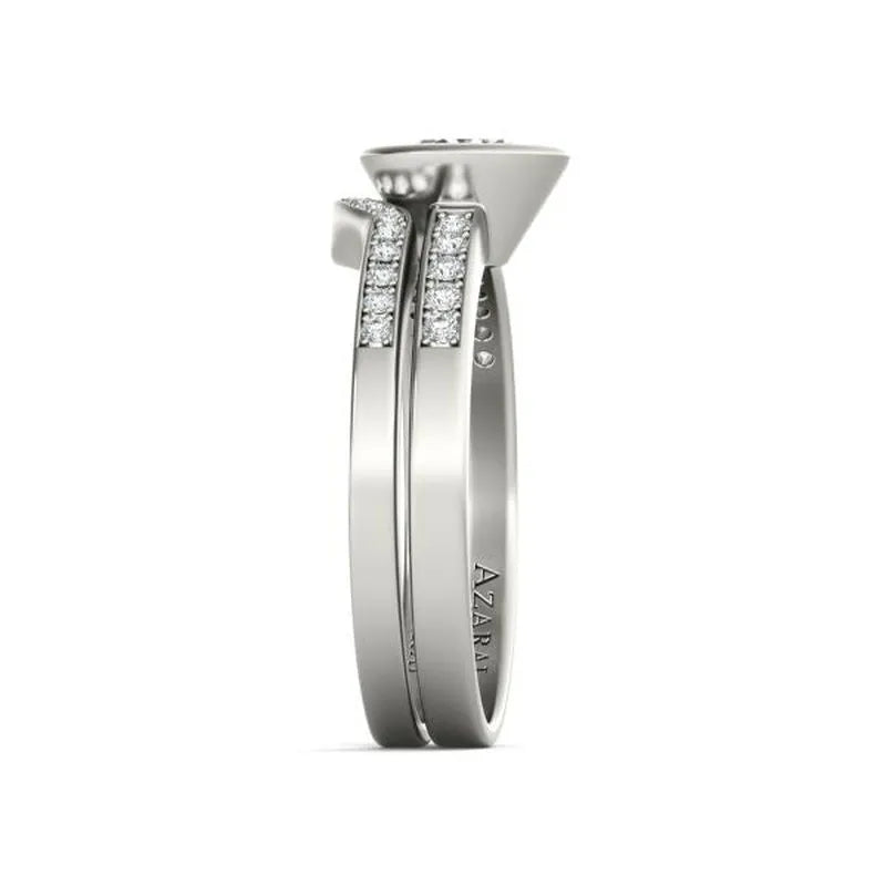 Lucida sterling silver bridal set - Wedding Rings |  Abuja | Lagos | Nigeria