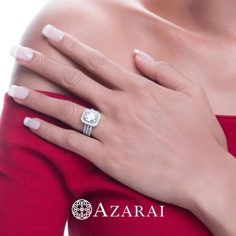 Morgane sterling silver bridal set - Wedding Rings |  Abuja | Lagos | Nigeria