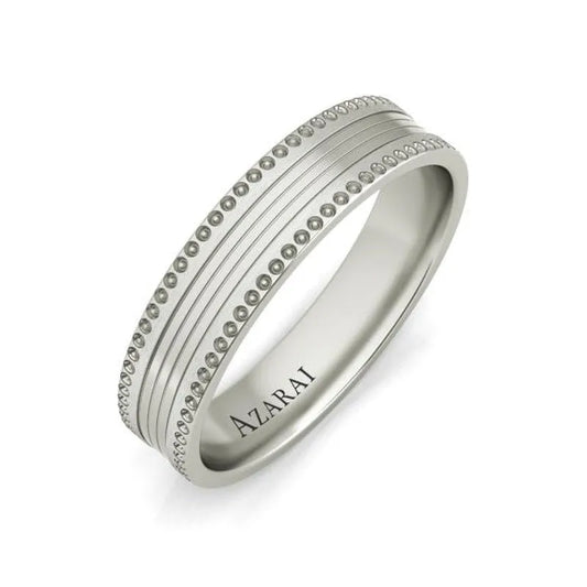 Nelson sterling silver wedding band - Wedding Rings |  Abuja | Lagos | Nigeria