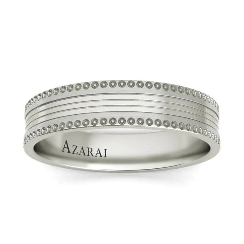 Nelson sterling silver wedding band - Wedding Rings |  Abuja | Lagos | Nigeria