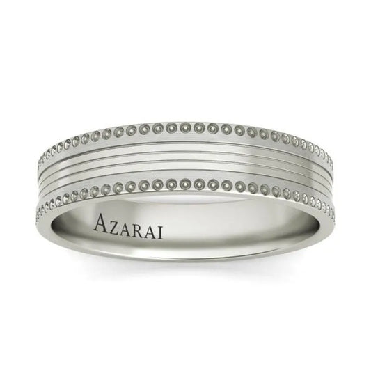 Nelson sterling silver wedding band - Wedding Rings |  Abuja | Lagos | Nigeria