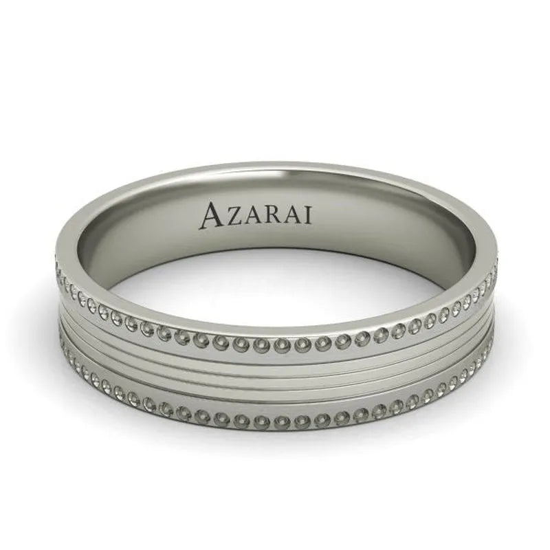 Nelson sterling silver wedding band - Wedding Rings |  Abuja | Lagos | Nigeria