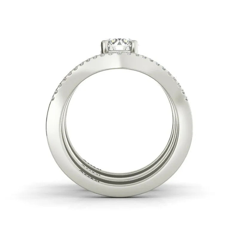 Raquel sterling silver bridal set ON CLEARANCE