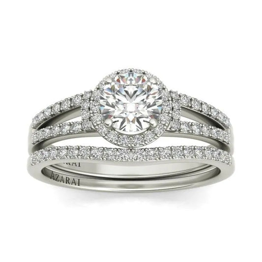 Tempest sterling silver bridal set - Wedding Rings |  Abuja | Lagos | Nigeria