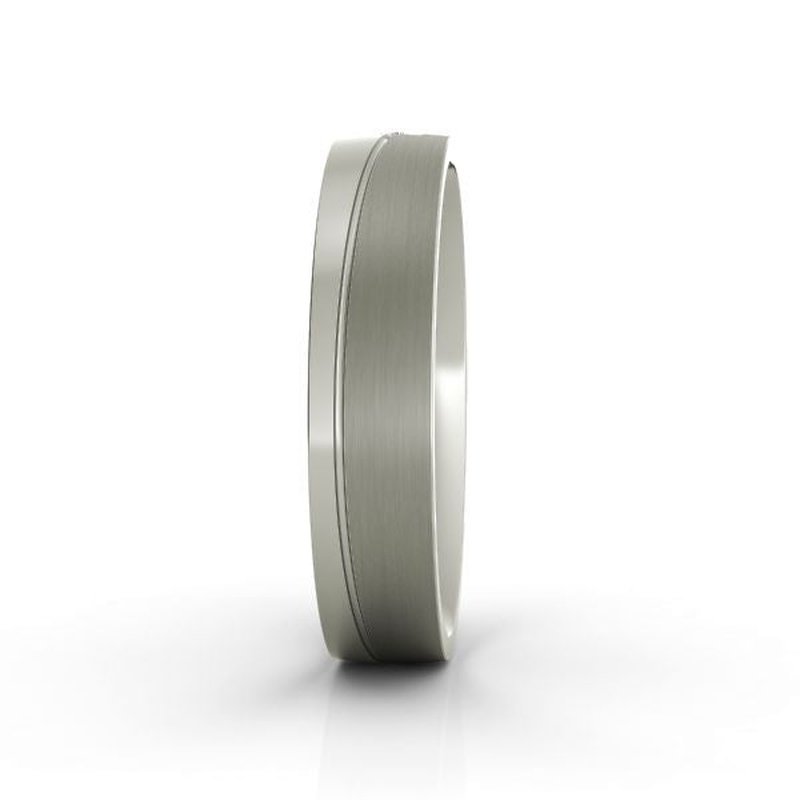 Eli titanium wedding band