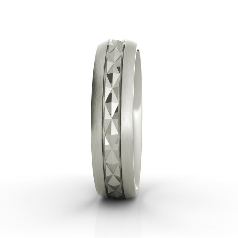 Rex titanium wedding band